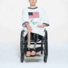 SKIMS TIL TEAM USA MINIKJOLE T-SHIRT I RIBBOMULD MED PARALYMPISKE SPIL