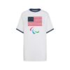 SKIMS TIL TEAM USA MINIKJOLE T-SHIRT I RIBBOMULD MED PARALYMPISKE SPIL
