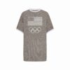 SKIMS TIL TEAM USA OL-T-SHIRT MINIKJOLE I BOMULD MED RIBNING