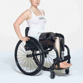 SKIMS TIL TEAM USA PARALYMPISK BOMULDSTØRRET TANKBØRN