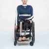 SKIMS TIL TEAM USA SIGNATURE SVØMNING PARALYMPISK LANGERMET CROPPET T-SHIRT