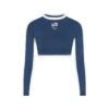 SKIMS TIL TEAM USA SIGNATURE SVØMNING PARALYMPISK LANGERMET CROPPET T-SHIRT