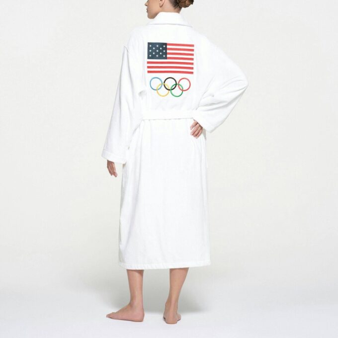 SKIMS TIL TEAM USA TERRY OLYMPIC UNISEX KÅBE