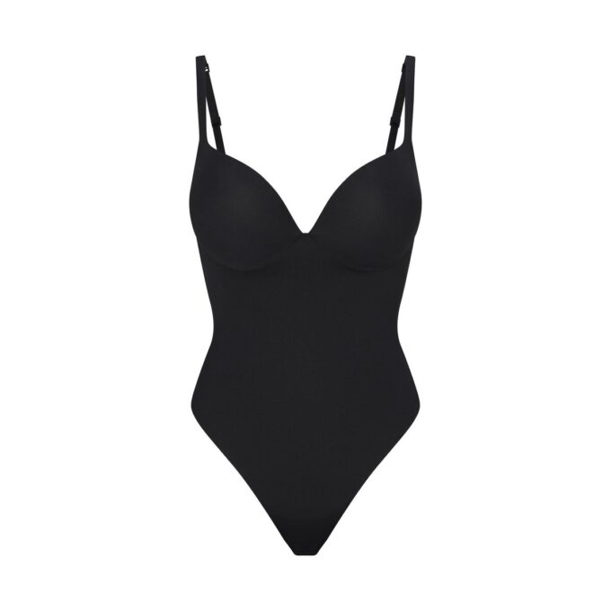 SKIMS ULTIMATE BODY PUSH-UP THONG-BODYSUIT