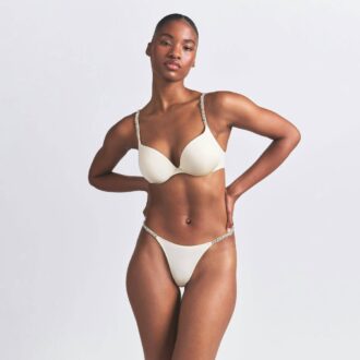 SKIMS ULTIMATE RHINESTON TARDROP PUSH-UP BH