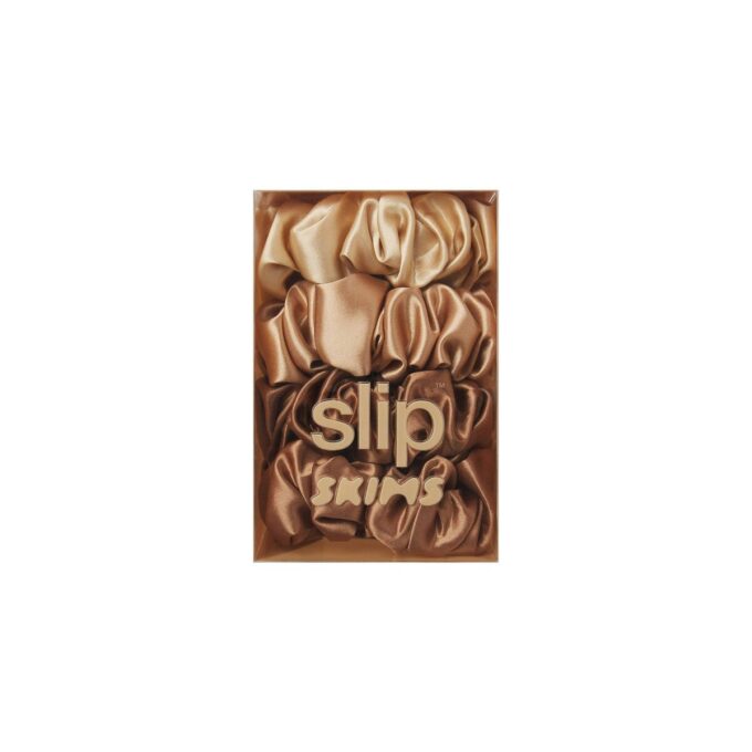 SLIP X SKIMS PURE SILK STORE SCRUNCHIES 4-PAK