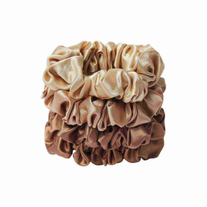 SLIP X SKIMS PURE SILK STORE SCRUNCHIES 4-PAK