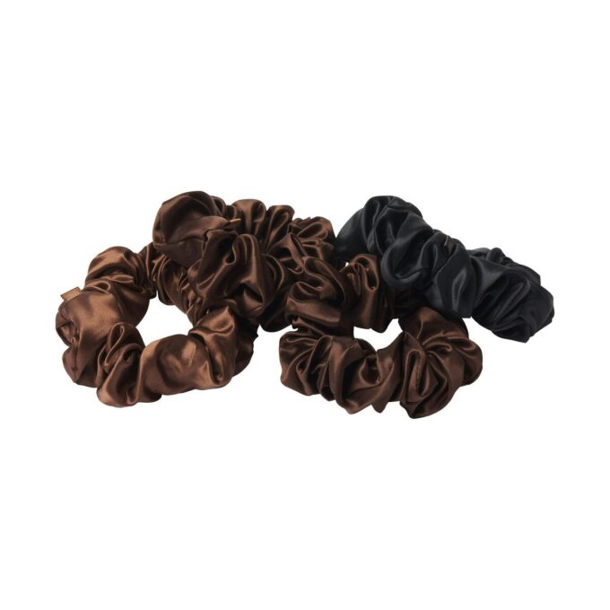 SLIP X SKIMS PURE SILK STORE SCRUNCHIES 4-PAK
