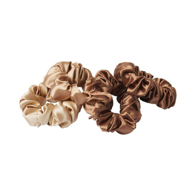 SLIP X SKIMS PURE SILK STORE SCRUNCHIES 4-PAK
