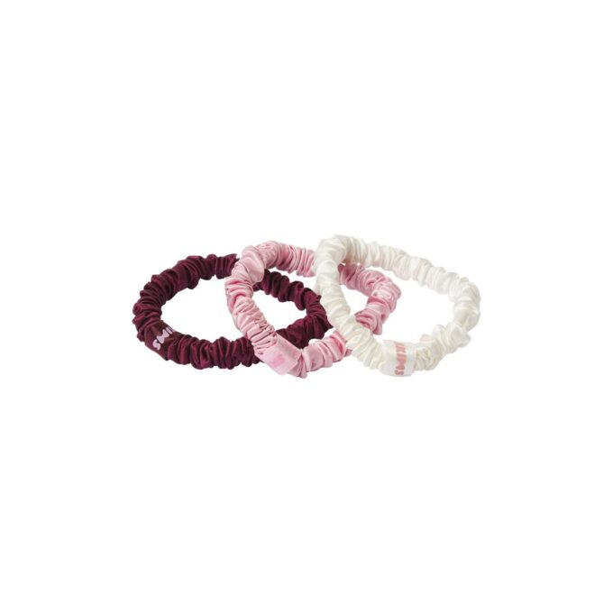 SLIP X SKIMS REN SILK SKINNY SCRUNCHIES 3-PAK