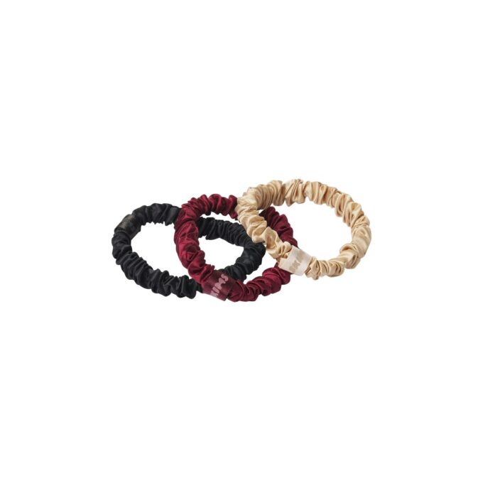 SLIP X SKIMS REN SILK SKINNY SCRUNCHIES 3-PAK