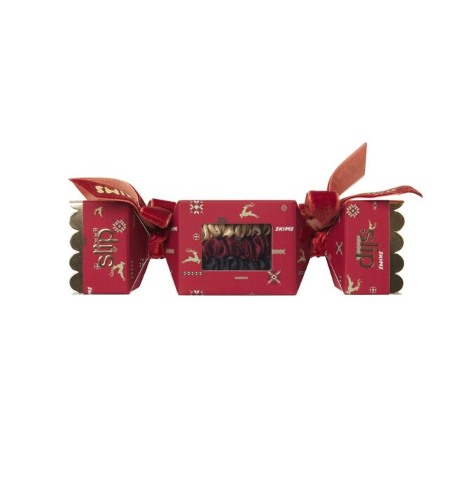 SLIP X SKIMS REN SILK SKINNY SCRUNCHIES 3-PAK