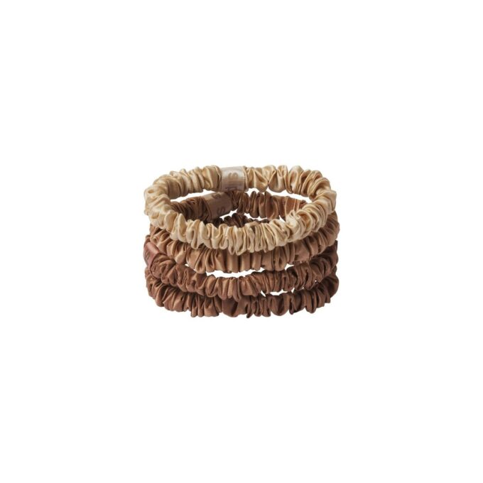 SLIP X SKIMS REN SILKE SKINNY SCRUNCHIES 4-PAK