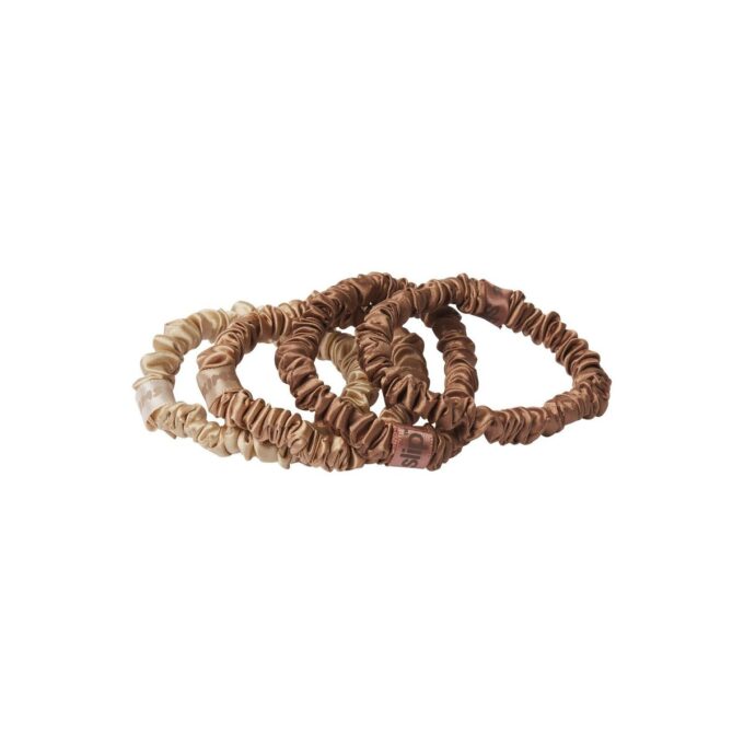 SLIP X SKIMS REN SILKE SKINNY SCRUNCHIES 4-PAK
