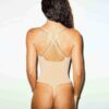 SØMLØS SKULPT DYBT UDSPÆNDET THONG-BODY