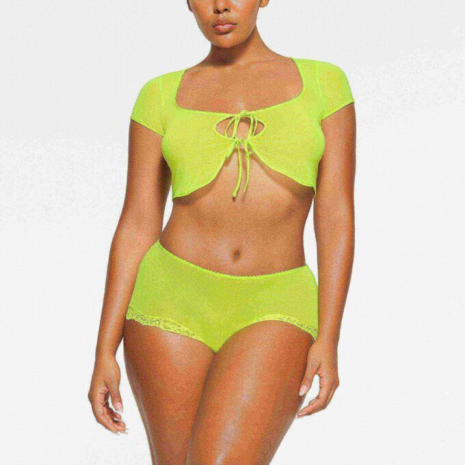 SOMMERMESH SUPER CROPPED TOP