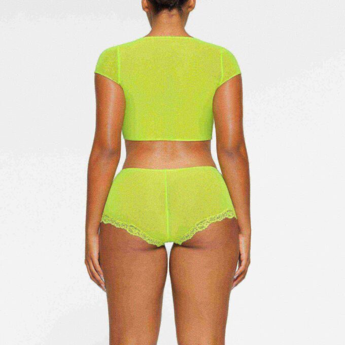 SOMMERMESH SUPER CROPPED TOP