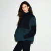 TEDDY OVERSIZED TRØJE MED HALV LYNLÅS
