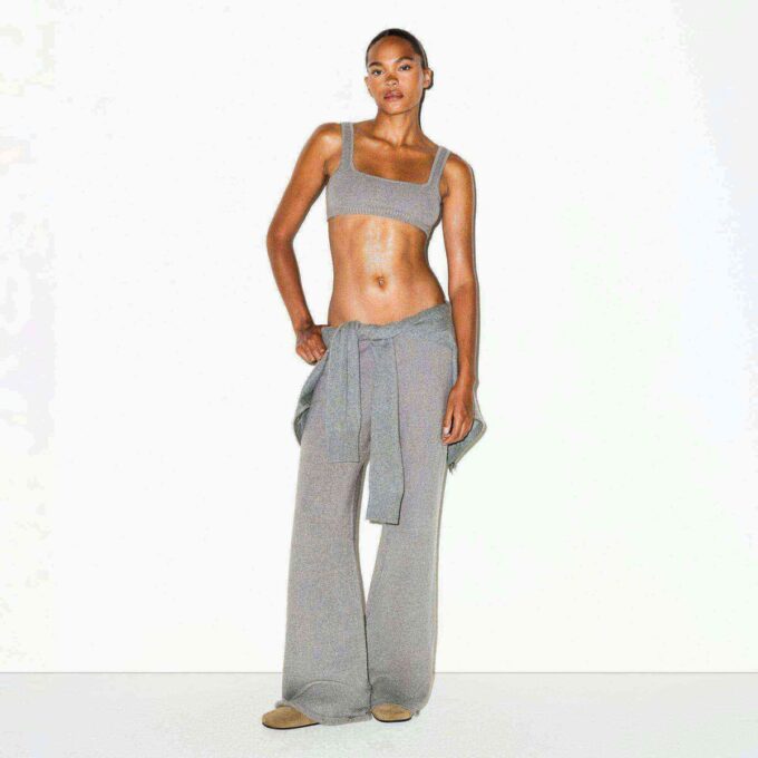Tekstureret strikket bralette