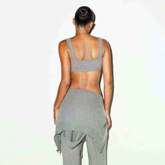 Tekstureret strikket bralette
