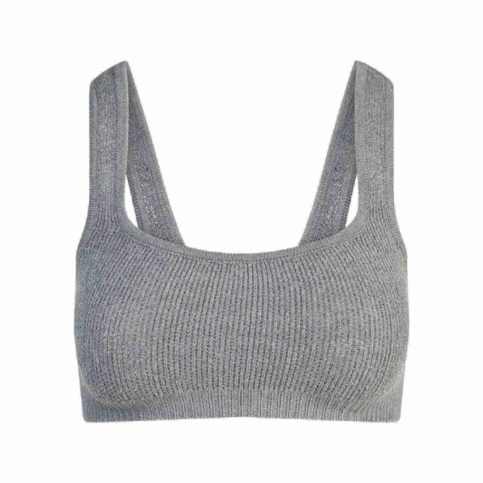 Tekstureret strikket bralette