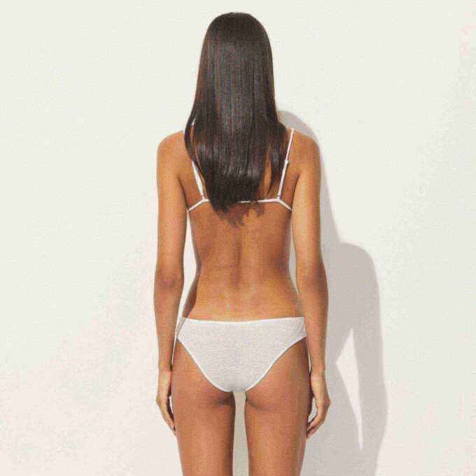 TRANSPARENT BOMULD TRANSPARENT RIB LAV TALJET HIPSTER