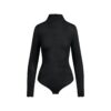 TRANSPARENT MODAL LANGE ÆRMER TURTLENECK-BODYSUIT