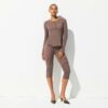 TRANSPARENT RIBBEDE LANGE ÆRMER HENLEY