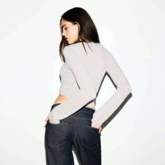 TRANSPARENT RIBBEDE LANGE ÆRMER HENLEY