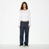 TRANSPARENT RIBBEDE LANGE ÆRMER HENLEY