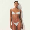 TRANSPARENT RIBBEDE SKIMPIGE TREKANTE BRALETTE
