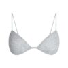 TRANSPARENT RIBBEDE SKIMPIGE TREKANTE BRALETTE