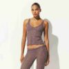 TRANSPARENT RIBBEDE V-HALS TOP