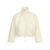 UDENDØRS FLEECE CROPPED JAKKE MED 3/4 ÆRMER