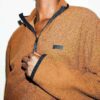 UDENDØRS FLEECE TRØJE MED HALV LYNLÅS