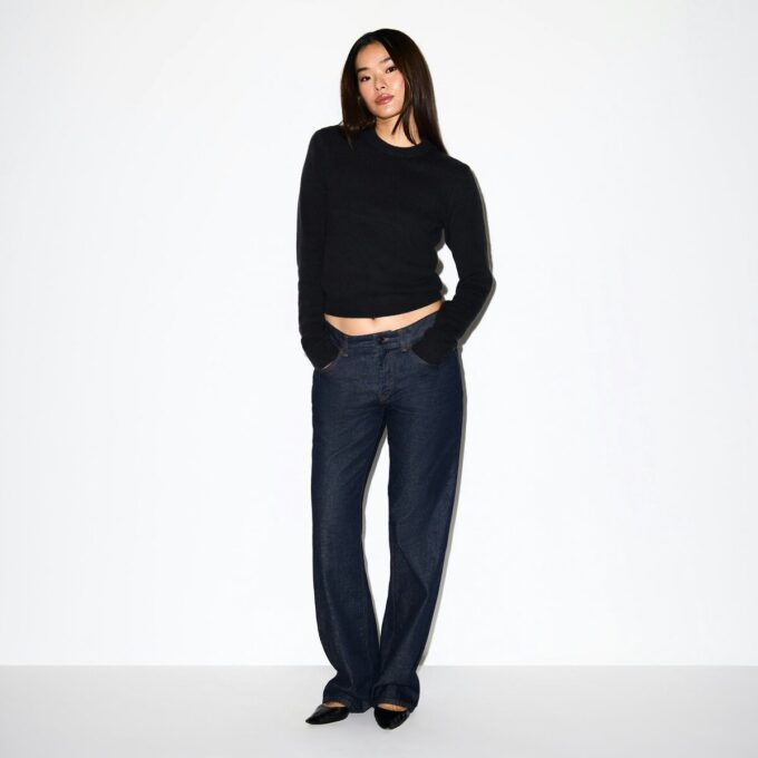 ULD CASHMERE TRØJE MED CREWNECK-HALS