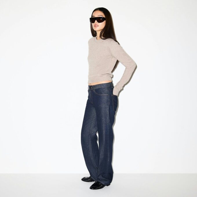 ULD CASHMERE TRØJE MED CREWNECK-HALS
