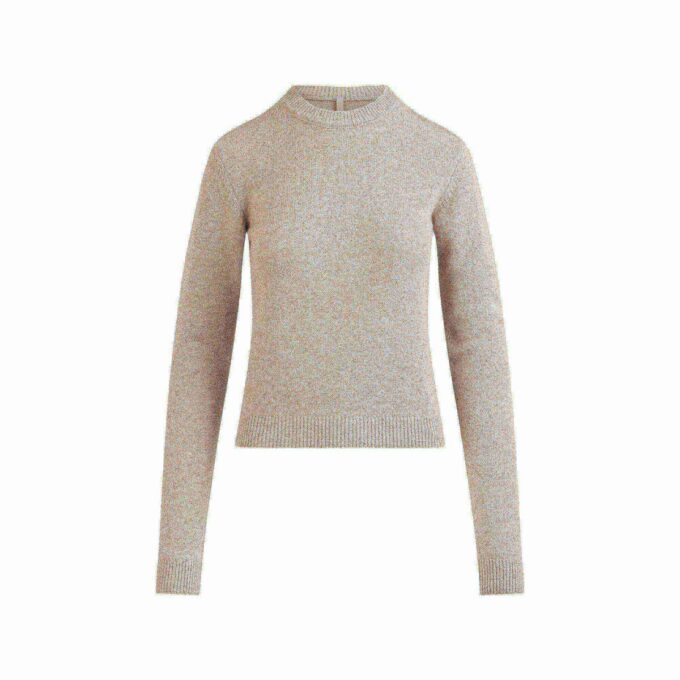 ULD CASHMERE TRØJE MED CREWNECK-HALS