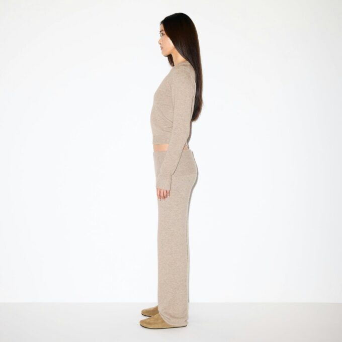 ULD CASHMERE TRØJE MED CREWNECK-HALS
