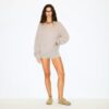 ULD OG CASHMERE MØRKEBLÅ SHORTS