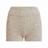 ULD OG CASHMERE MØRKEBLÅ SHORTS