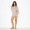 ULD OG CASHMERE MØRKEBLÅ SHORTS