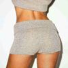 ULD OG CASHMERE MØRKEBLÅ SHORTS