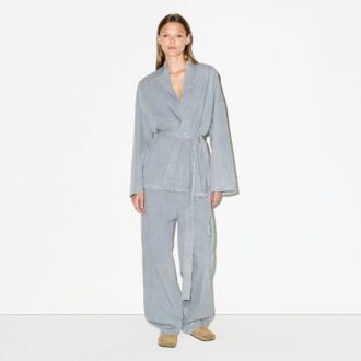 VÆVET LOUNGE OVERSIZED WRAP TOP