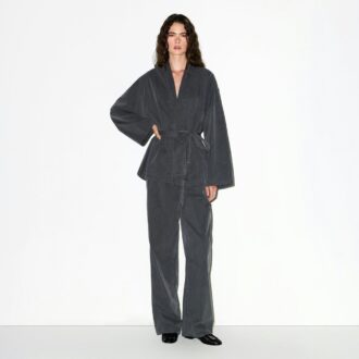 VÆVET LOUNGE OVERSIZED WRAP TOP