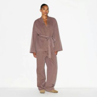 VÆVET LOUNGE OVERSIZED WRAP TOP