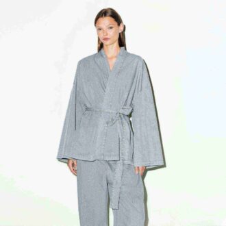 VÆVET LOUNGE OVERSIZED WRAP TOP