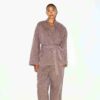 VÆVET LOUNGE OVERSIZED WRAP TOP