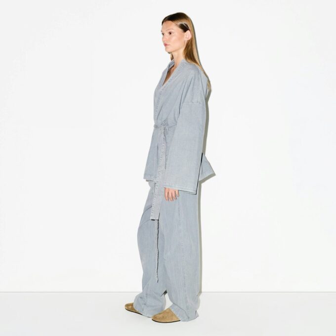 VÆVET LOUNGE OVERSIZED WRAP TOP