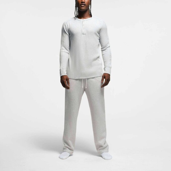 VAFFEL HERRE SLIM LANGERMET HENLEY-T-SHIRT